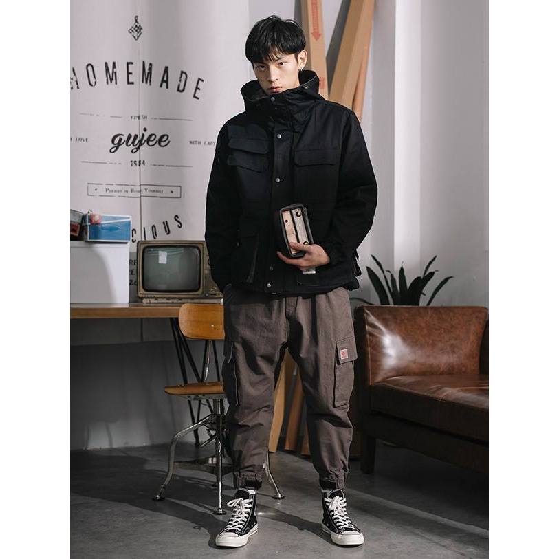 - ÁO KHOÁC KAKI NAM TÚI VUÔNG - ÁO KHOÁC PHƯỢT