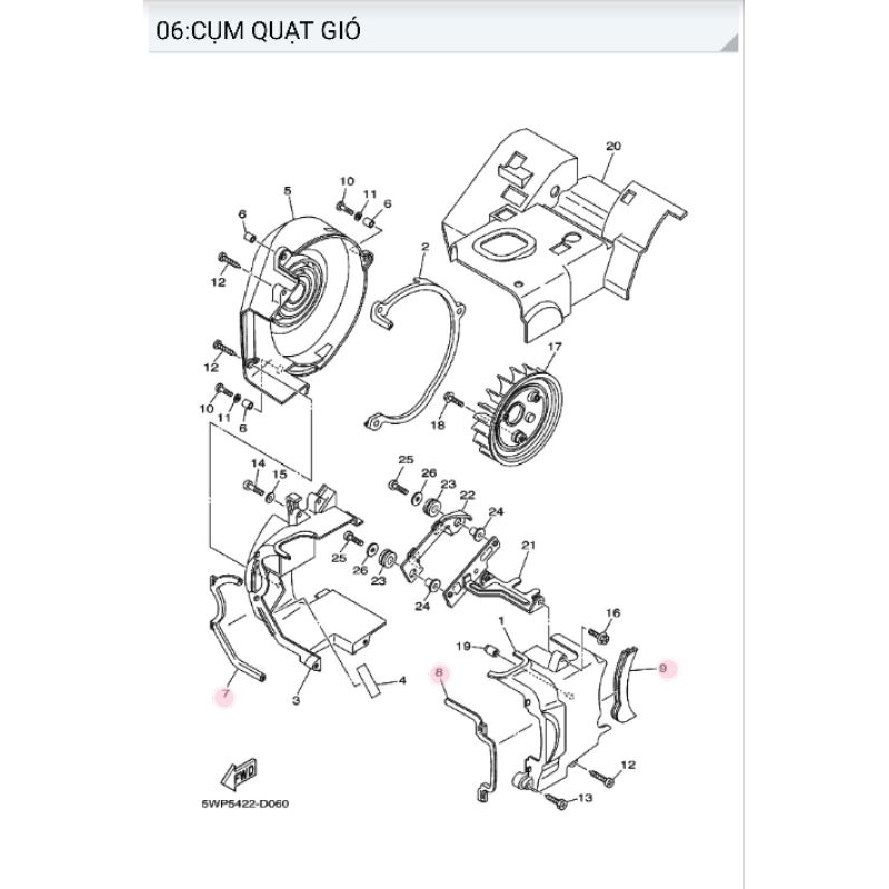 Ốp đầu lòng Mio, Nouvo, Classico, Ultimo