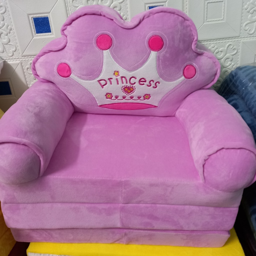 Ghế lười bông gập 3 tầng hình thú đáng yêu cho bé 50x120 loại 1