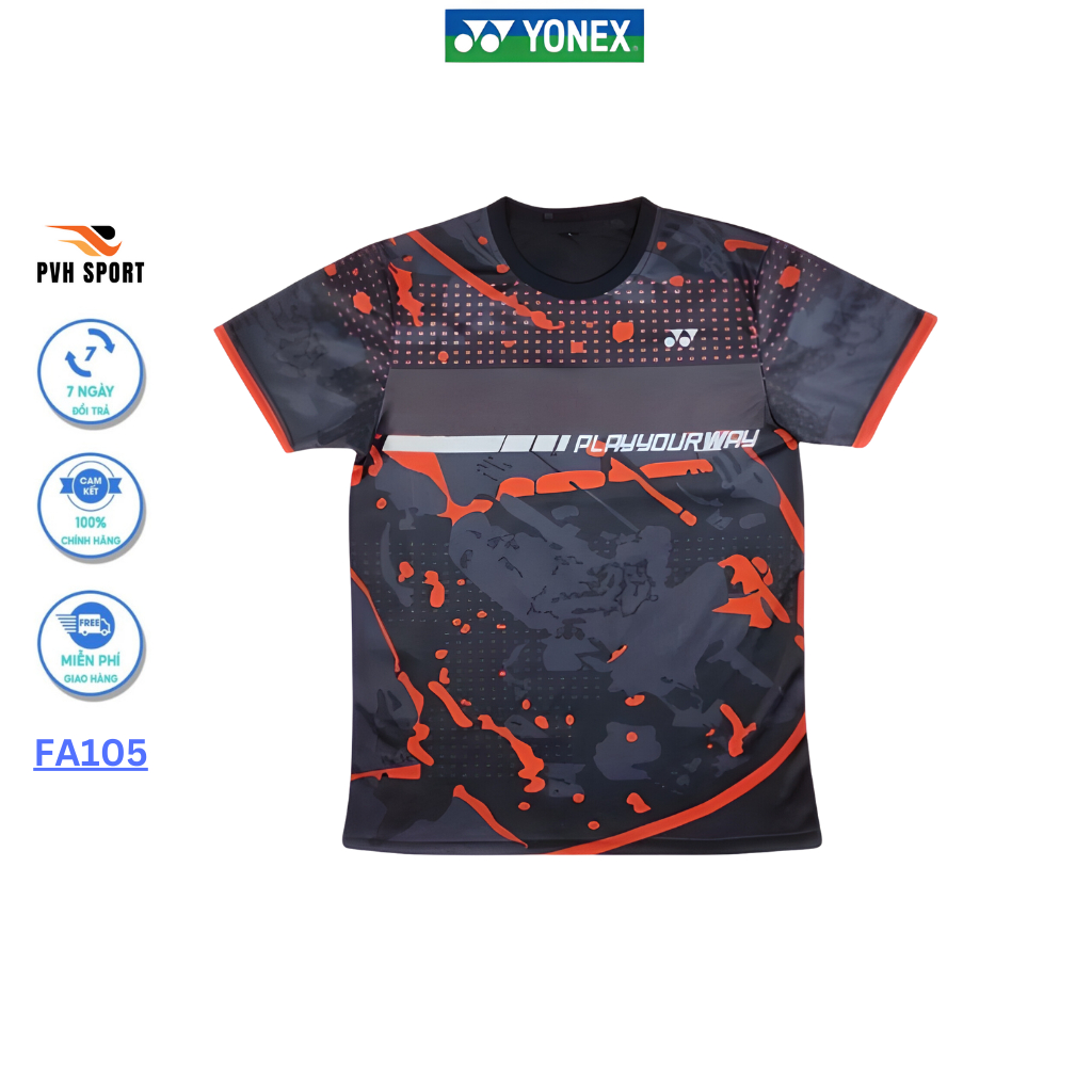 Áo cầu lông, quần cầu lông Yonex FA105 chuyên nghiệp mới nhất sử dụng tập luyện và thi đấu cầu lông FAVAHI SPORT