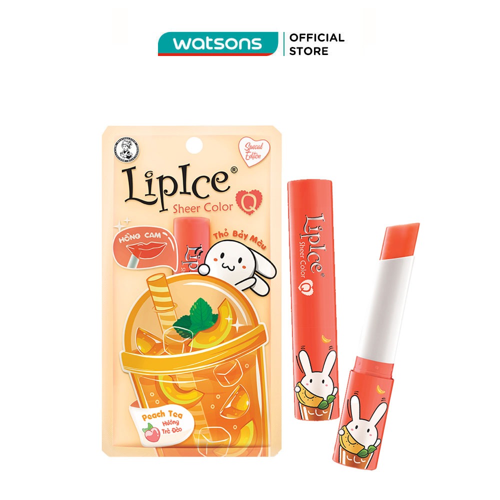 [Mã FMCGWA101 giảm 8% đơn 250K] Son LipIce Sheer Color Q 2,4g - Thỏ Bảy Màu