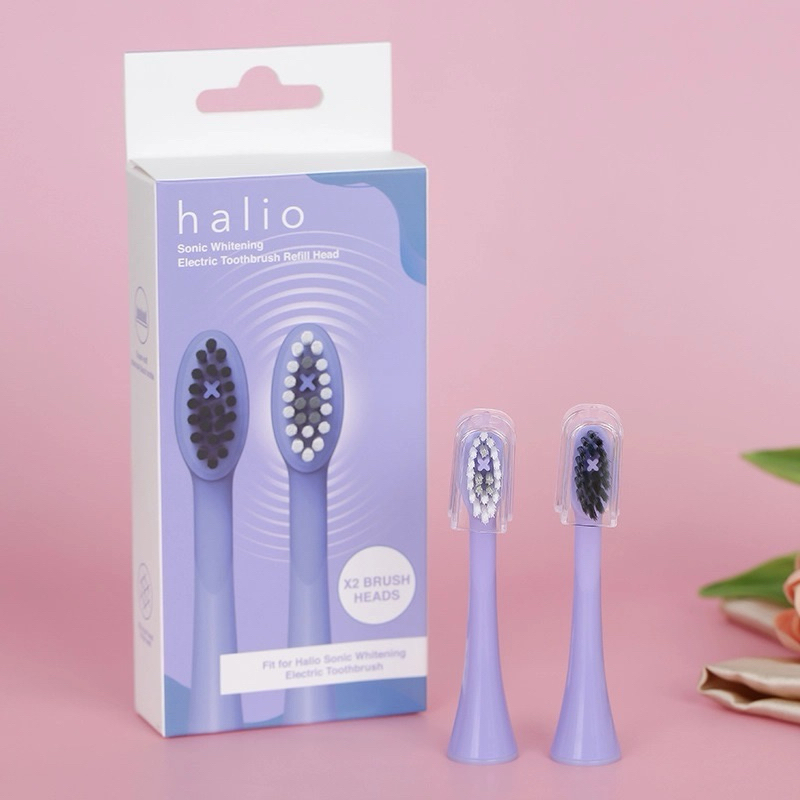 Bộ 2 Đầu bàn chải điện Halio Sonic Whitening Toothbrush Pro