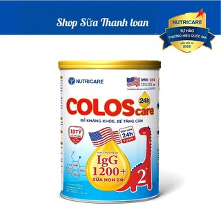 Combo 2 lon sữa bột nutricare coloscare 2+ 800g bổ sung thêm sữa non 24h từ mỹ.