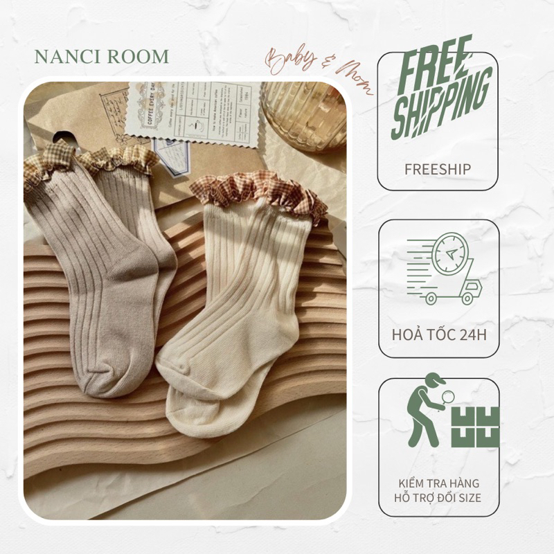 Vớ cổ bèo nhí em bé xinh