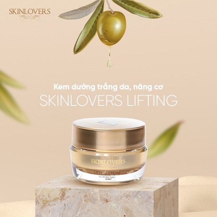 [Tặng sửa rửa mặt trắng da] Kem dưỡng làm trắng và săn chắc da Skinlovers Lifting 50ml