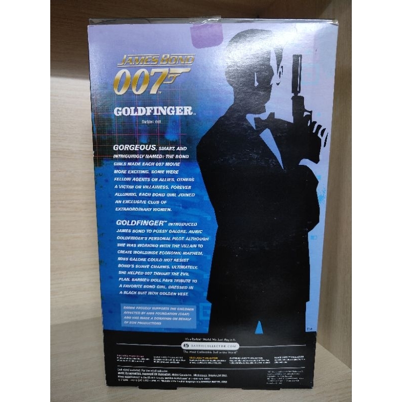 Búp bê barbie Goldfinger 007