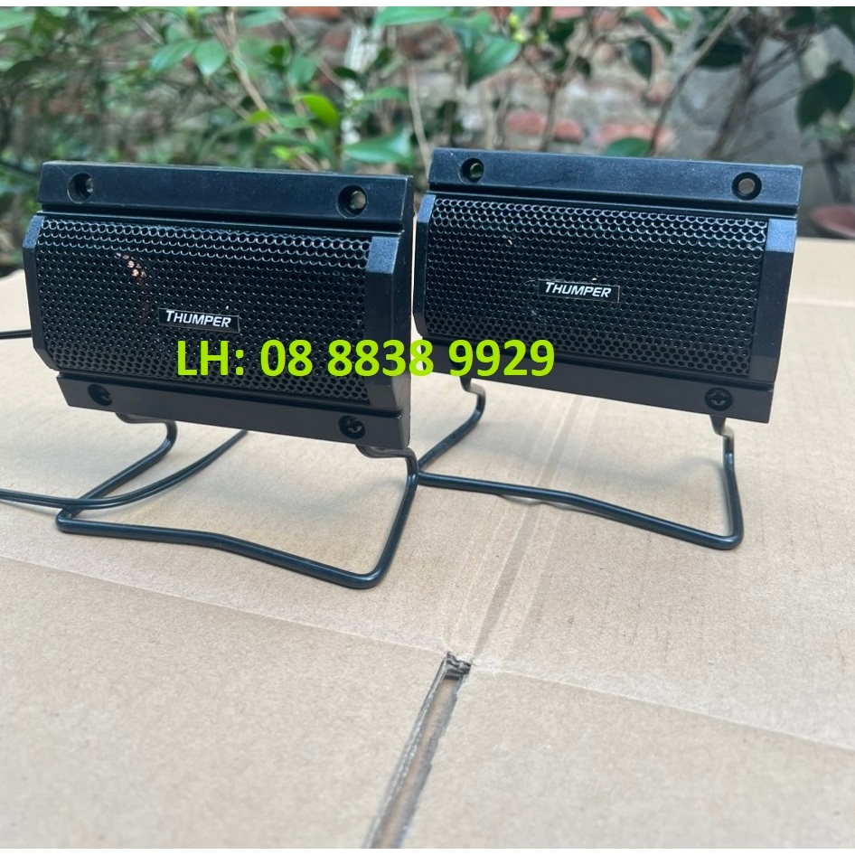 CẶP LOA  SIÊU TREBLE THUMPER THẠCH ANH LÊ ĐỨC NGANG - GIÁ 2 CHIẾC