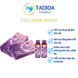 Nước Uống Trắng Da Collagen White (Hộp 7 Chai X 30ml), Giảm Nám Sạm Da, Nhăn Da – TADIDA PHARMA