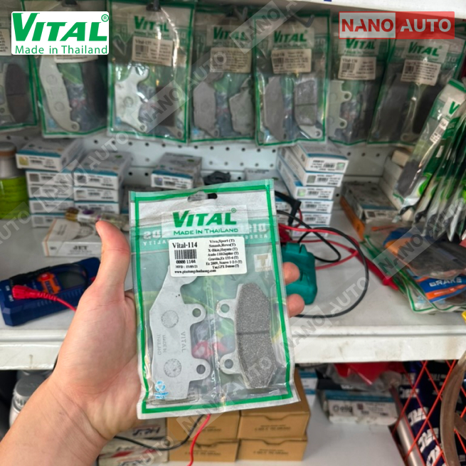 Bố thắng đĩa VITAL Thái Lan dành cho xe Satria, Raider