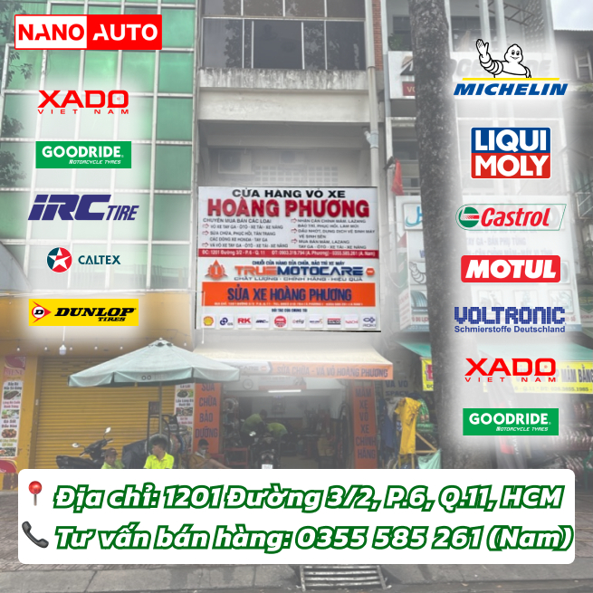 Bố thắng đĩa VITAL Thái Lan dành cho xe Satria, Raider