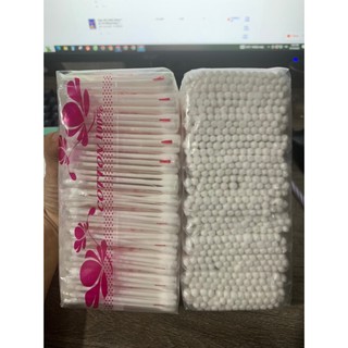 1 bịch 12 gói tăm bông ngoáy tai fanni