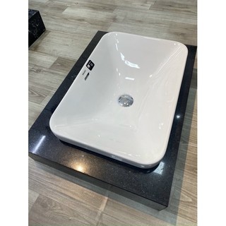 Chậu lavabo bán âm, chậu rửa mặt bán âm , kt 48*33