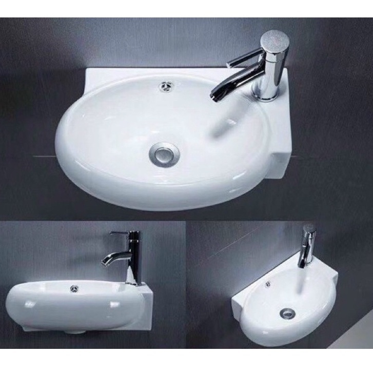 Chậu lavabo , Chậu góc phải