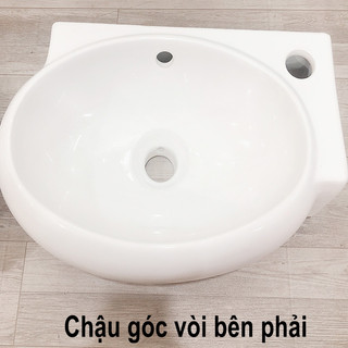 Chậu lavabo , Chậu góc phải