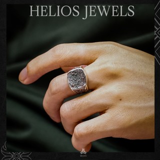 Nhẫn bạc s925 kanagawa ring helios silver original