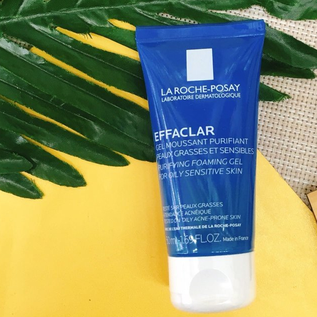 Sữa rửa mặt La Roche Posay 50ml - La Roche-Posay Effaclar Purifying Foaming dạng Gel cho da nhạy cảm