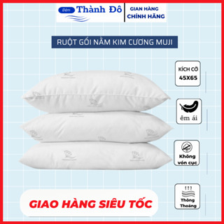  Ruột gối xuất khẩu muji kim cương - 45X65   giá 1 cái  
