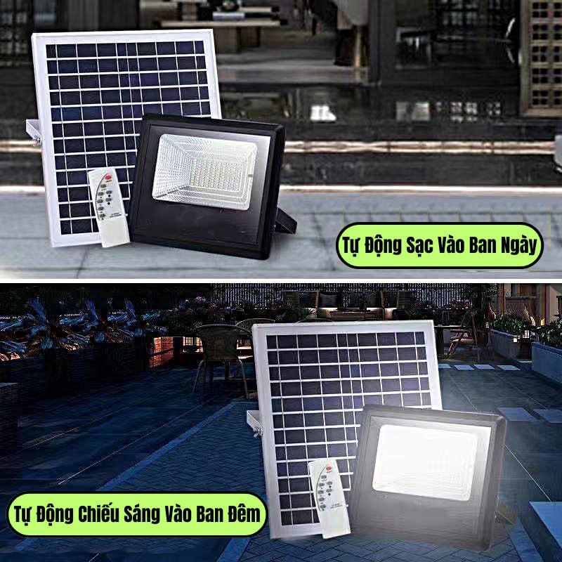 Đèn Năng Lượng Mặt Trời 1200W Shikio IP67 Chống Nước Tiết Kiêm Điện Dùng Ngoài Trời