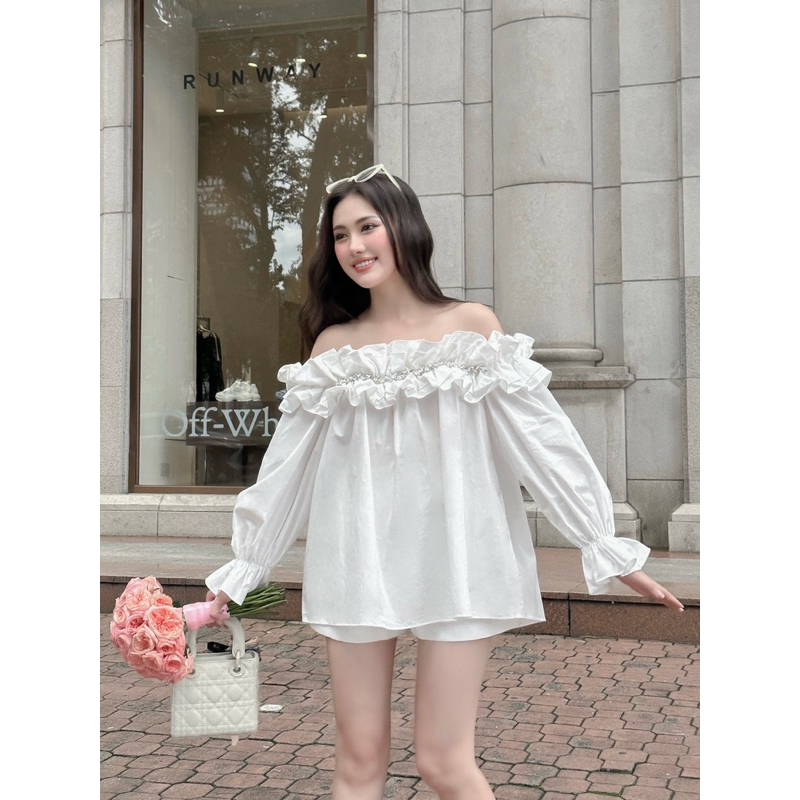 SÉT ÁO BẸT VAI + QUẦN SHORT - C05128