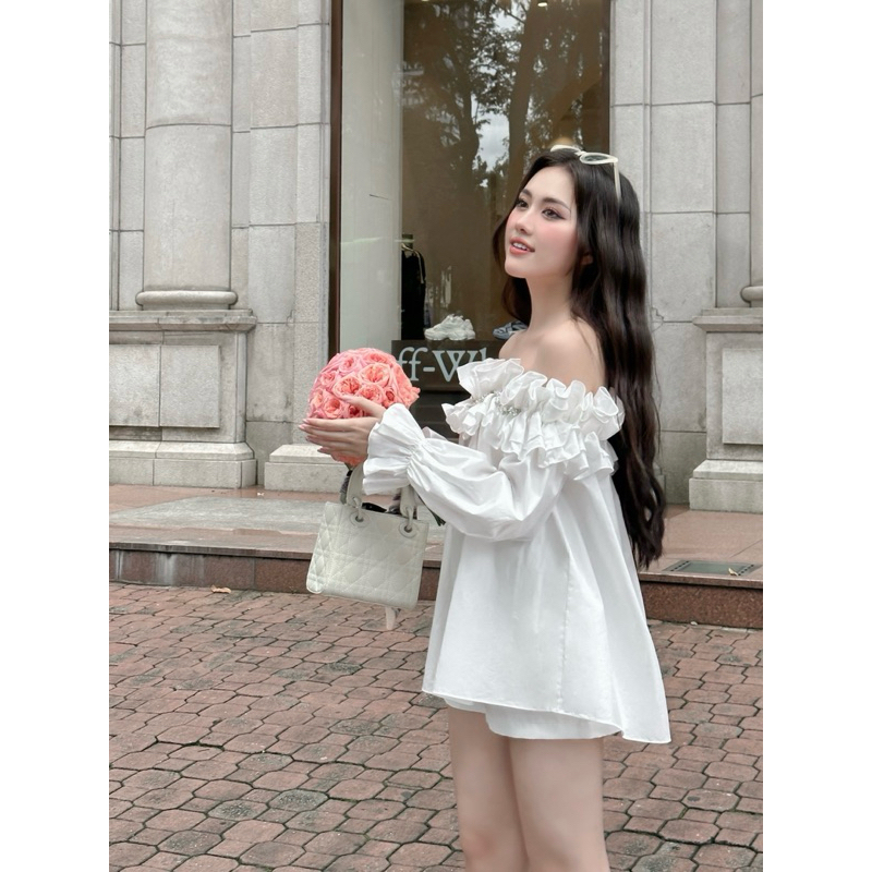 SÉT ÁO BẸT VAI + QUẦN SHORT - C05128