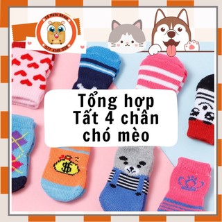 vớ (tất)  4 chân giữ ấm, đỡ dơ chân cho chó mèo