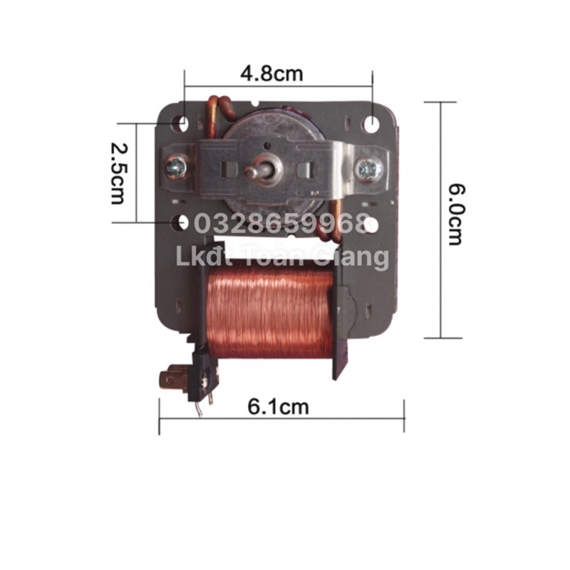 Mô-tơ  quạt của lò vi sóng loại 2chân