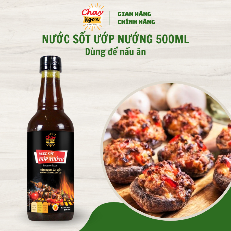 Nước Sốt Ướp Nướng CHAY NGON HÙNG PHÁT Chai 500ml