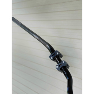 ghi đông trung màu đen 28mm