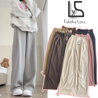 quần ống rộng nỉ tăm mặc 2 kiểu LYLYSHOPUNISEX chất vải nỉ tăm dày dặn mặc được 4 mùa