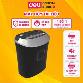 Máy Hủy Tài Liệu Deli Cao Cấp, Máy Hủy Giấy Tờ Card CD Cho Doanh Nghiệp, Văn Phòng, Nhà Trường Bảo Mật Thông Tin Dữ Liệu