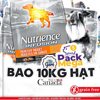 BAO 10KG HẠT Chó Nutrience Infusion Healthy Adult cho Chó giống lớn trưởng thành #MEGAPACK