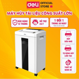 Máy Hủy Tài Liệu DELI Công Suất Lớn Cao Cấp Máy Hủy Giấy Tờ Card CD Cho Công Ty Văn Phòng Nhà Trường