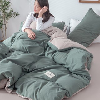 Bộ chăn ga gối cotton tici cao cấp chăn mền drap giường vỏ gối ga giường không kèm ruột