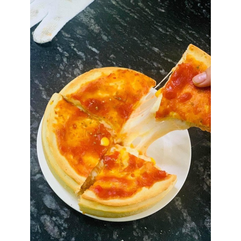 Bánh pizza chicago gấp 3 lần phomai size 16cm