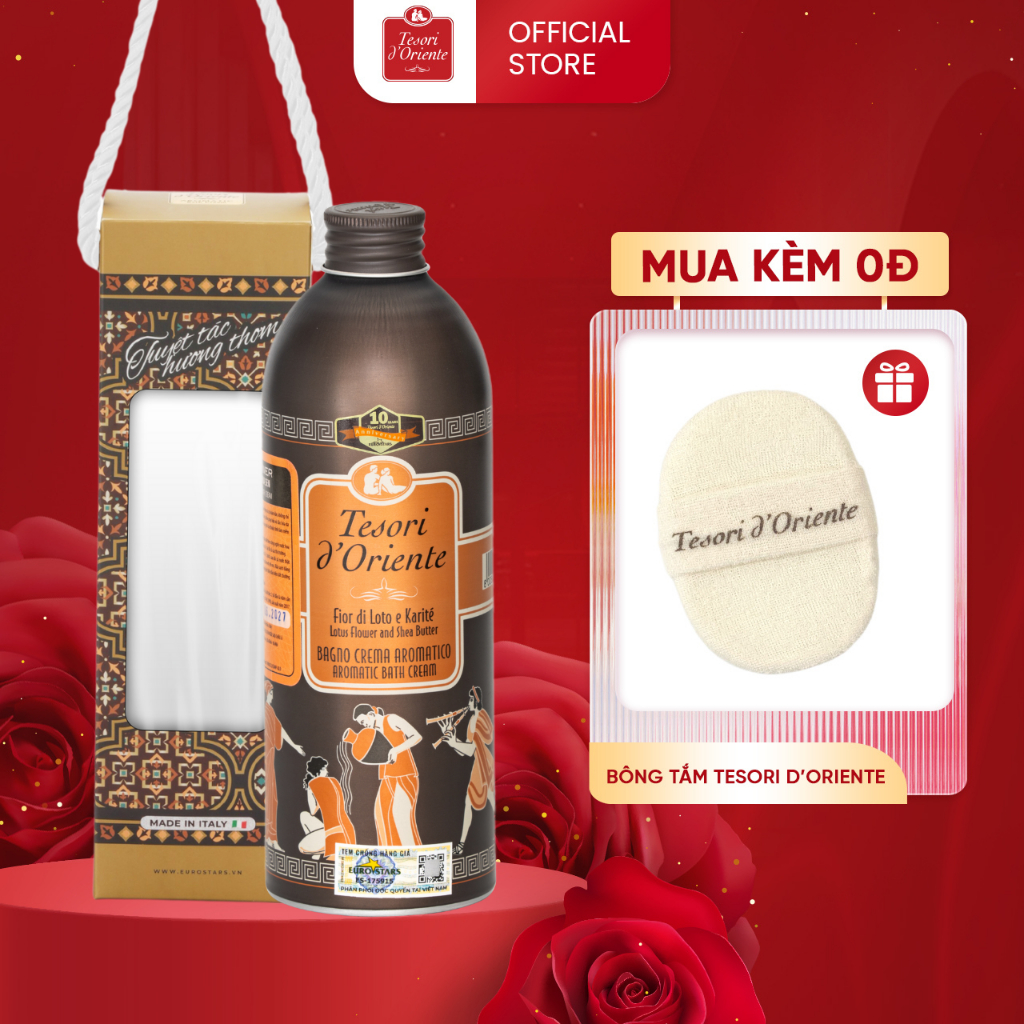 [Mã SGTTC30K giảm 30K] Sữa tắm Tesori d’Oriente Hoa Sen 500ml (phiên bản kỷ niệm 10 năm)