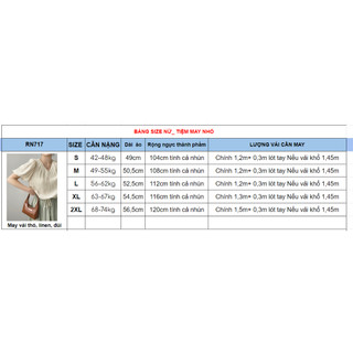 RN717_Rập giấy may áo cổ tim tay bí nữ