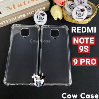Ốp lưng Redmi Note 9s, Note 9 Pro chống sốc silicon dẻo trong Cowcase | Vỏ điện thoại Xiaomi bảo vệ camera toàn diện