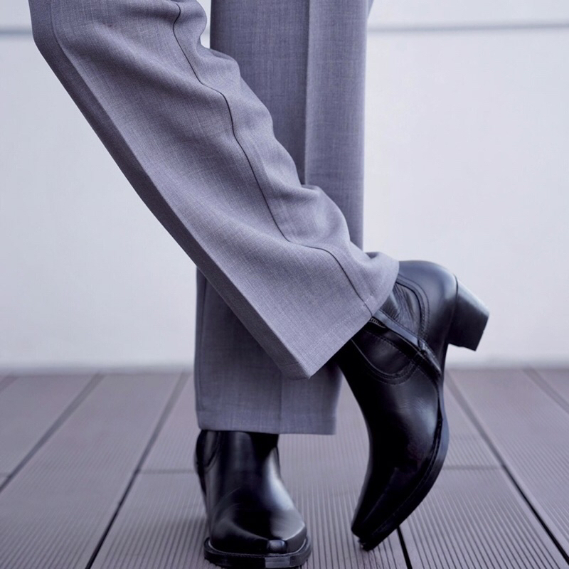 Santiago Boots Giày Da Bò Nam Mũi Vuông Nhập Khẩu Bangladesh Cực Điệu, Bốt Khóa Kéo YKK Chính Hãng - TDK Shoemaker