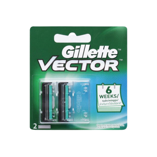 Dao cạo râu Gillette Vector 2 lưỡi kép chính hãng