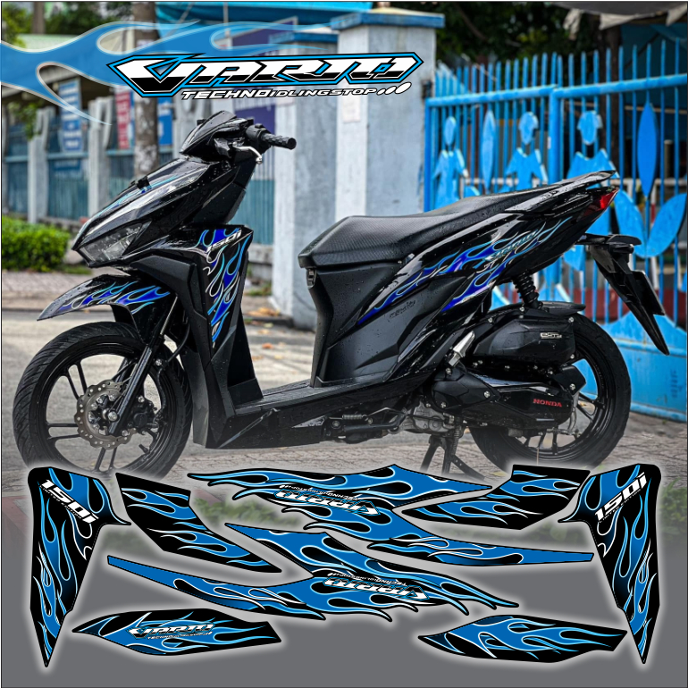 Tem xe vario mẫu tem lửa đẹp