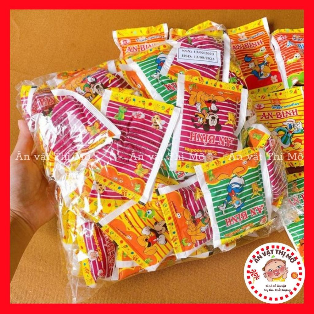 Combo 50 gói Mỳ tôm trẻ em ăn liền An Bính