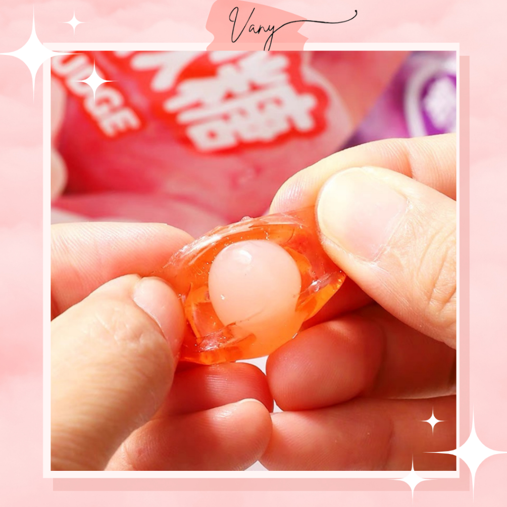 Kẹo Dẻo Trái Cây Bóc Vỏ 3D BOBO 4 Vị Đào Vải Táo Nho 75gr