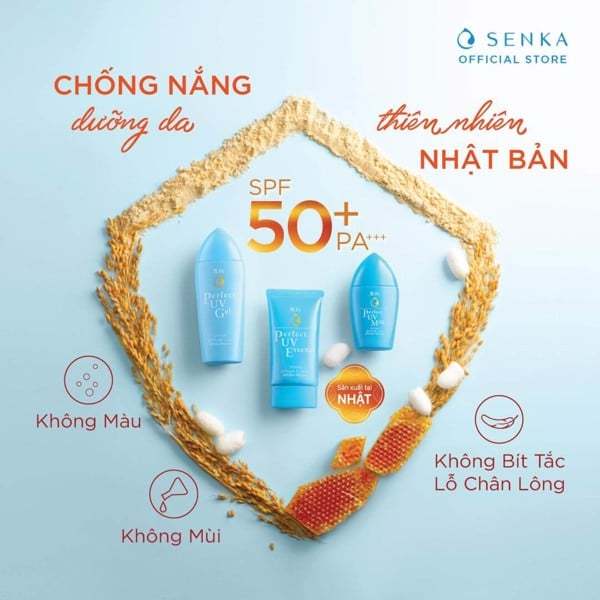 Tinh chất chống nắng Senka Perfect UV Essence
