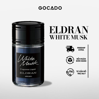 Nước hoa ô tô cao cấp gocado - elduran riser white musk mùi hương cuốn hút nam tính lưu hương lâu dung tích 200ml