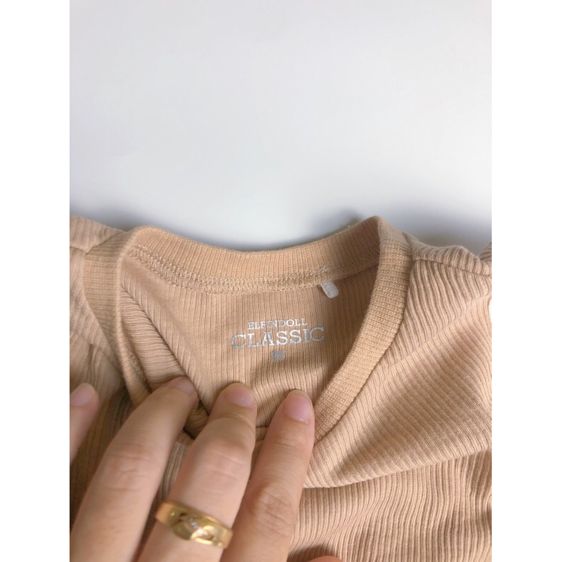 Áo váy thun tăm phối sơ mi dư xịn cho bé