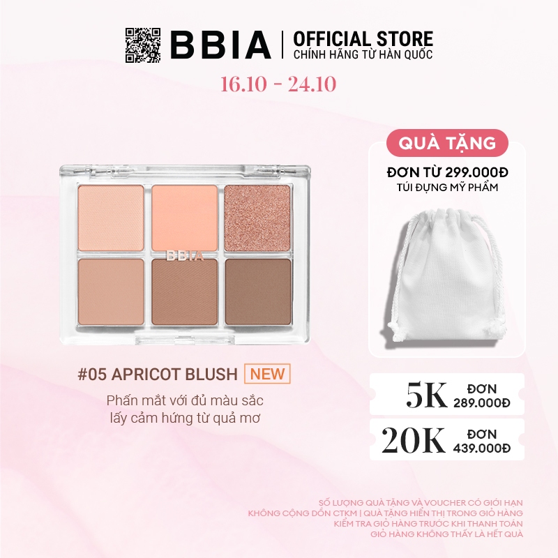 Bảng Màu Mắt Bbia Ready to Wear Palette  5g - Bbia Official Store