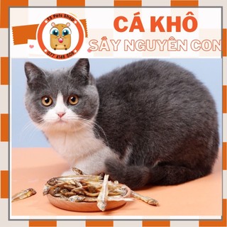 cá khô sấy cho chó, mèo, hamster, sóc