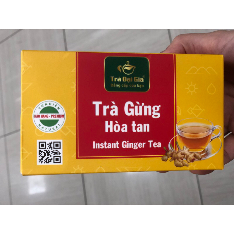 Trà gừng hòa tan Đại Gia 100g (gói 5g x 20 túi)