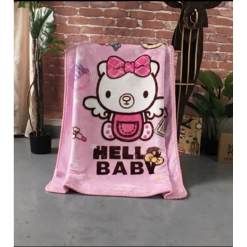 Chăn tuyết 2 mặt cho bé mang đến trường,chăn tuyết các hình thù đáng yêu kích thước 1m×1m4 sẵn tại shopgagoigiare.vn