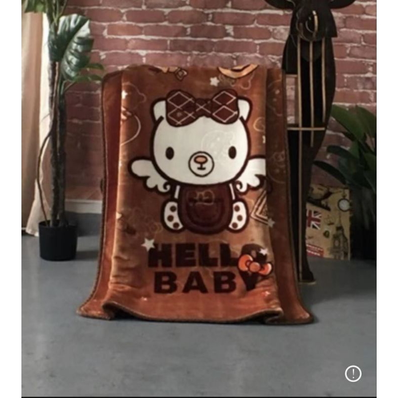 Chăn tuyết 2 mặt cho bé mang đến trường,chăn tuyết các hình thù đáng yêu kích thước 1m×1m4 sẵn tại shopgagoigiare.vn